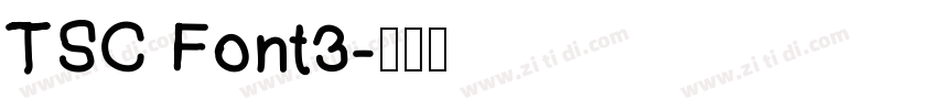 TSC Font3字体转换